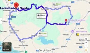 Destinazione da La Pintadera Sarda a necropoli di Montessu (foto: La Pintadera Sarda) 